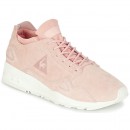 Le Coq Sportif Lcs R Flow W Nubuck Rose Chaussures Baskets Basses Femme Rabais Paris